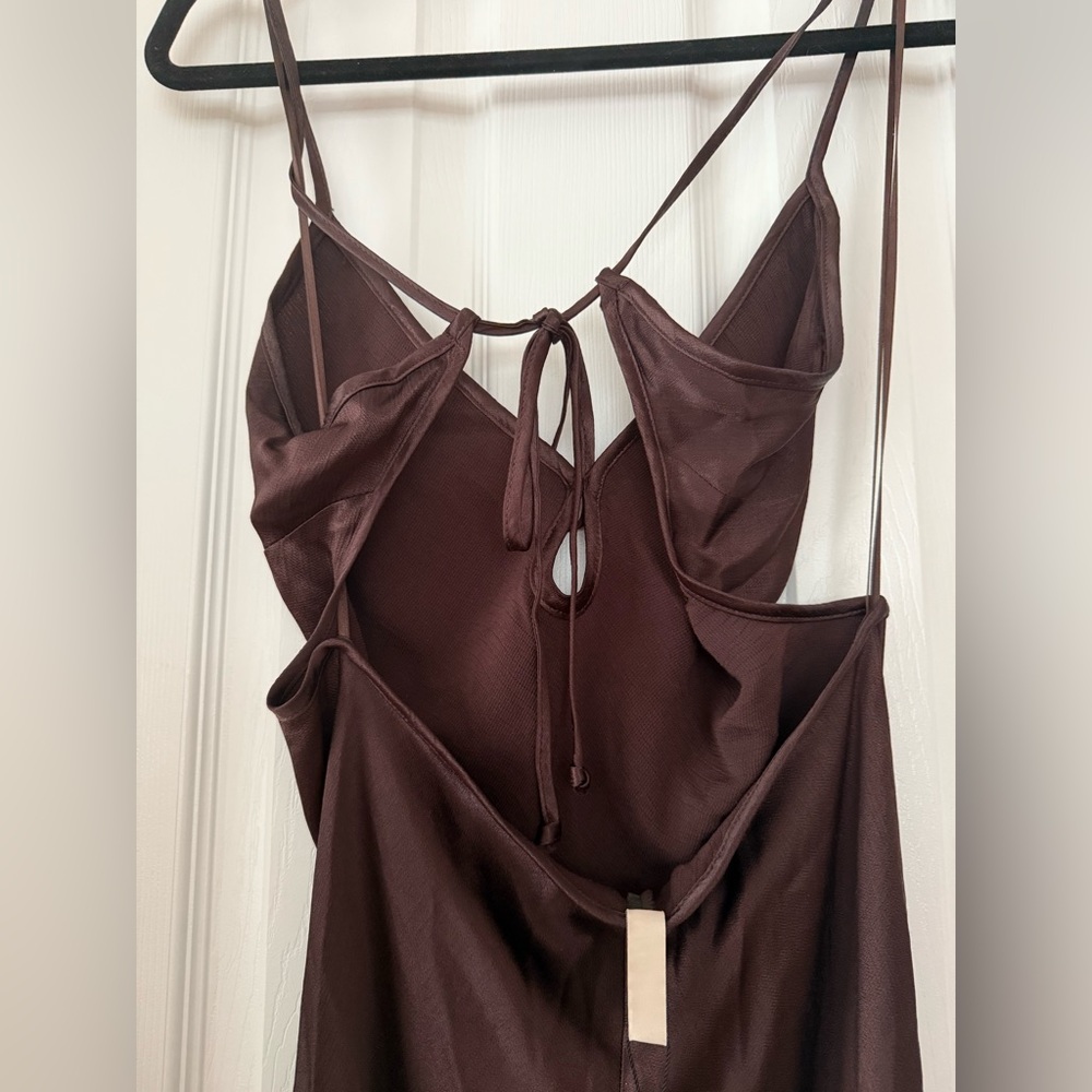 Bec & Bridge Cedar City Maxi Dress in Dark Chocolate Size US 6 NWT - Picture 7 of 15